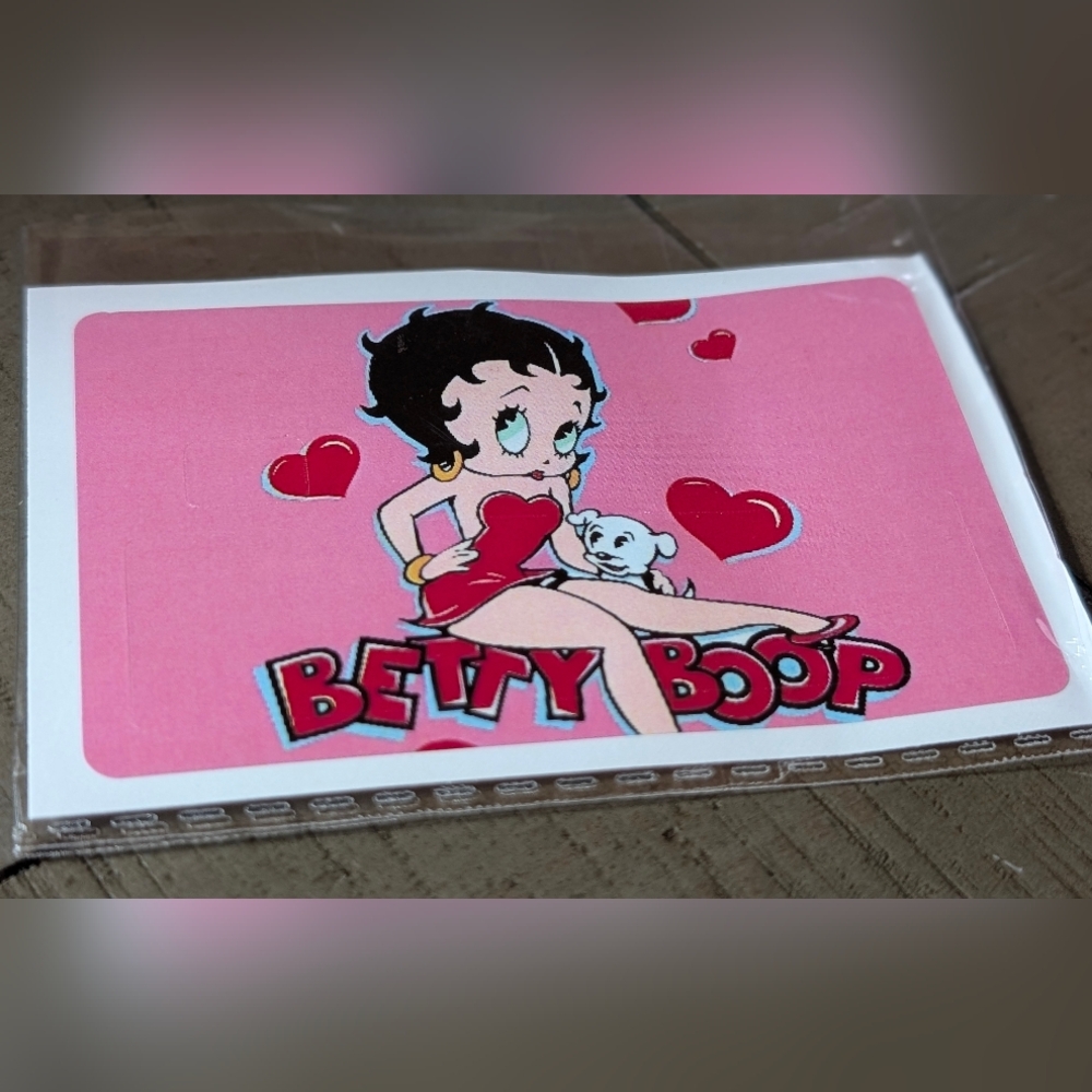 Betty Boop Pink Credit Card Skin